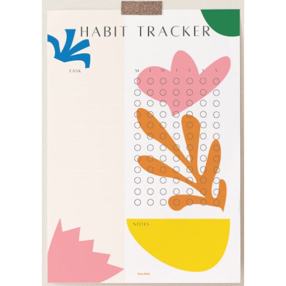 Weekly Habit Tracker Printable, Routine Tracker, Habit Checklist, Instant Download